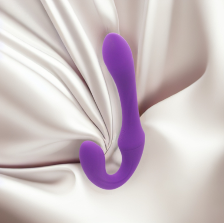 Vibrador de Gancho doble placer, silicón grado médico