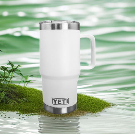 Termo de 20 Oz con Asa de Acero Inoxidable