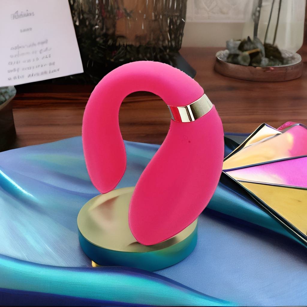 Vibrador Curvo de Silicón grado médico multifunción